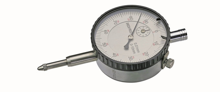 CNC QUALITÄT Messuhr 10 mm Messbereich - Ablesung 0,01 mm - 1 Zeigerdrehung 1 mm