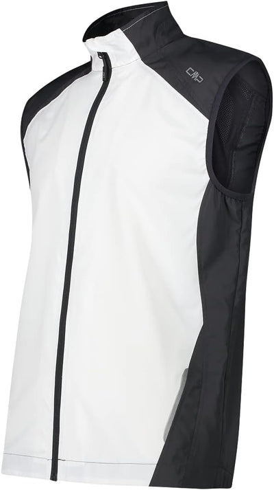 CMP, Lightweight, windproof unlimitech waistcoa 50 bianco-antracite, 50 bianco-antracite