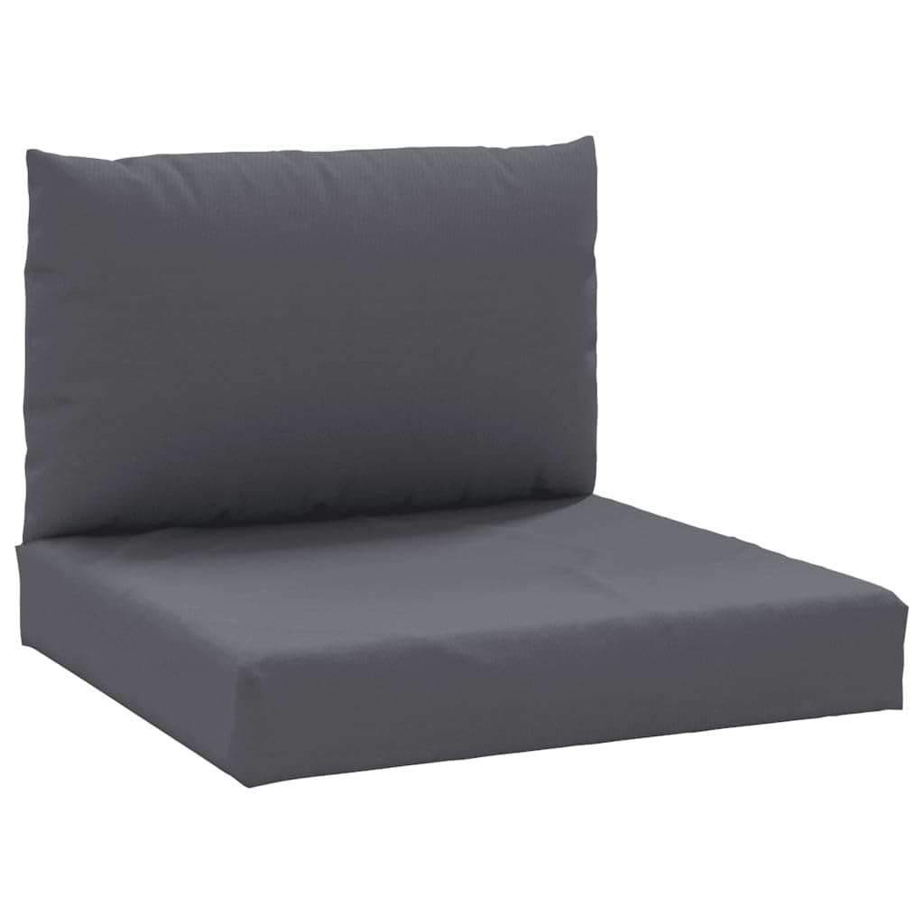 vidaXL Palettensofa-Auflagen 2 Stk. Anthrazit Stoff, Anthrazit