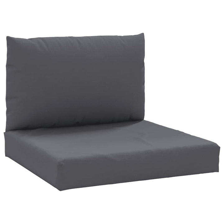 vidaXL Palettensofa-Auflagen 2 Stk. Anthrazit Stoff, Anthrazit
