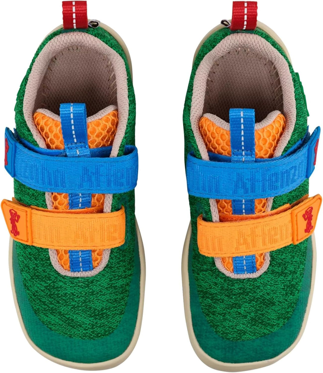 Affenzahn Barfussschuh Knit Happy mit Klettverschluss, Vegan, rutschfest, Flexibel, Reflektierend, b