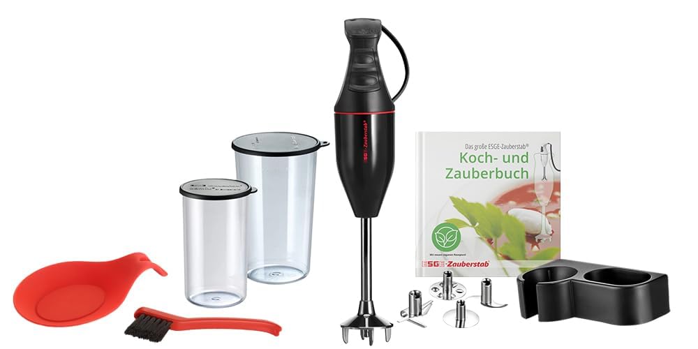 ESGE Zauberstab M100 Premium-Set 9142600, Hand - Stabmixer, Pürierstab, inkl. Zubehör, elektrischer