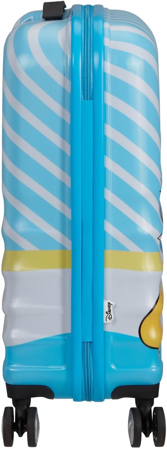 American Tourister Wavebreaker Disney - Spinner S, Kindergepäck, 55 cm, 36 L, Mehrfarbig (Donald Blu