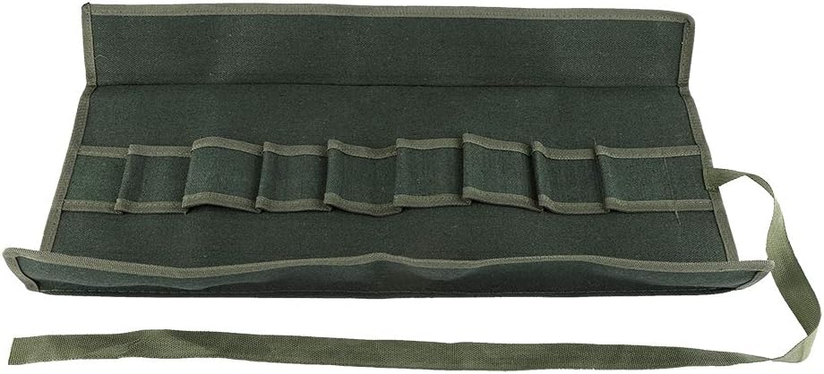 Cyrank Canvas Garden Tools Pouch, japanische Bonsai Tools Storage Package Roll Bag Canvas Tool Set C