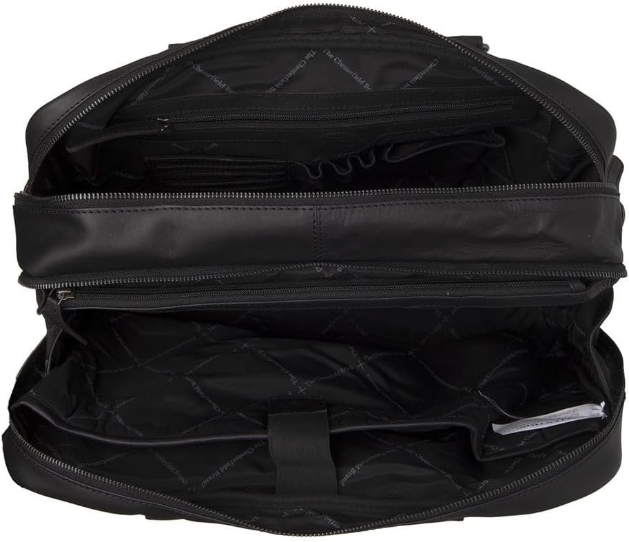 The Chesterfield Brand Boston - Aktentasche 15" 41 cm Schwarz, Schwarz
