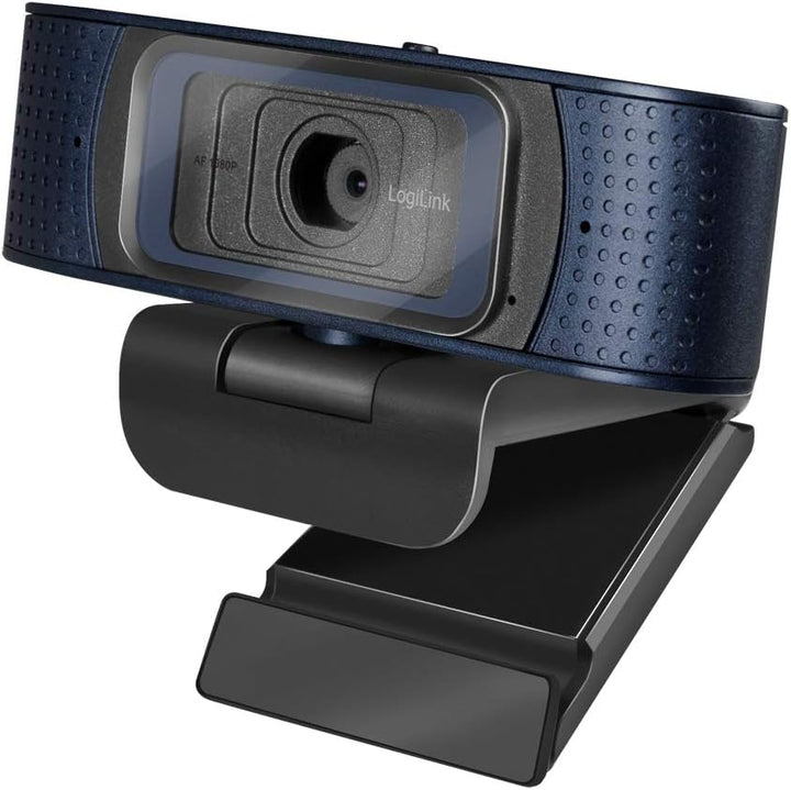 LogiLink UA0379 - Konferenz HD-USB-Webcam Professional, 80° Weitwinkelobjektiv, Dual-Mikrofon mit Ra