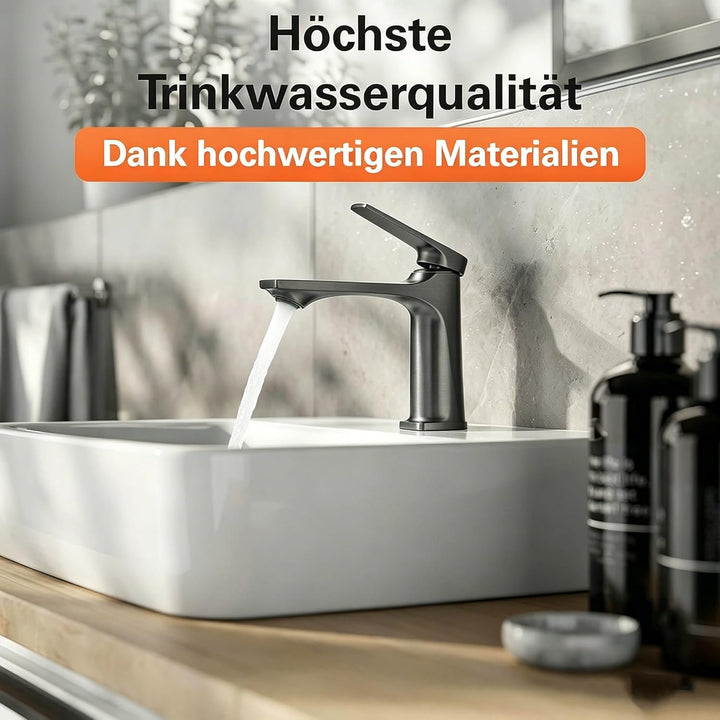 Waschtischarmatur Wasserhahn Bad Waschbecken Badarmatur Einhand Mischbatterie Waschtischarmatur Einh