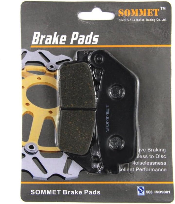 SOMMET Motorrad Bremsbeläge Vorne + Hinten für Honda CB 600 F Hornet (F7/F8/F9/FA/FB/FC) (07-13) / C