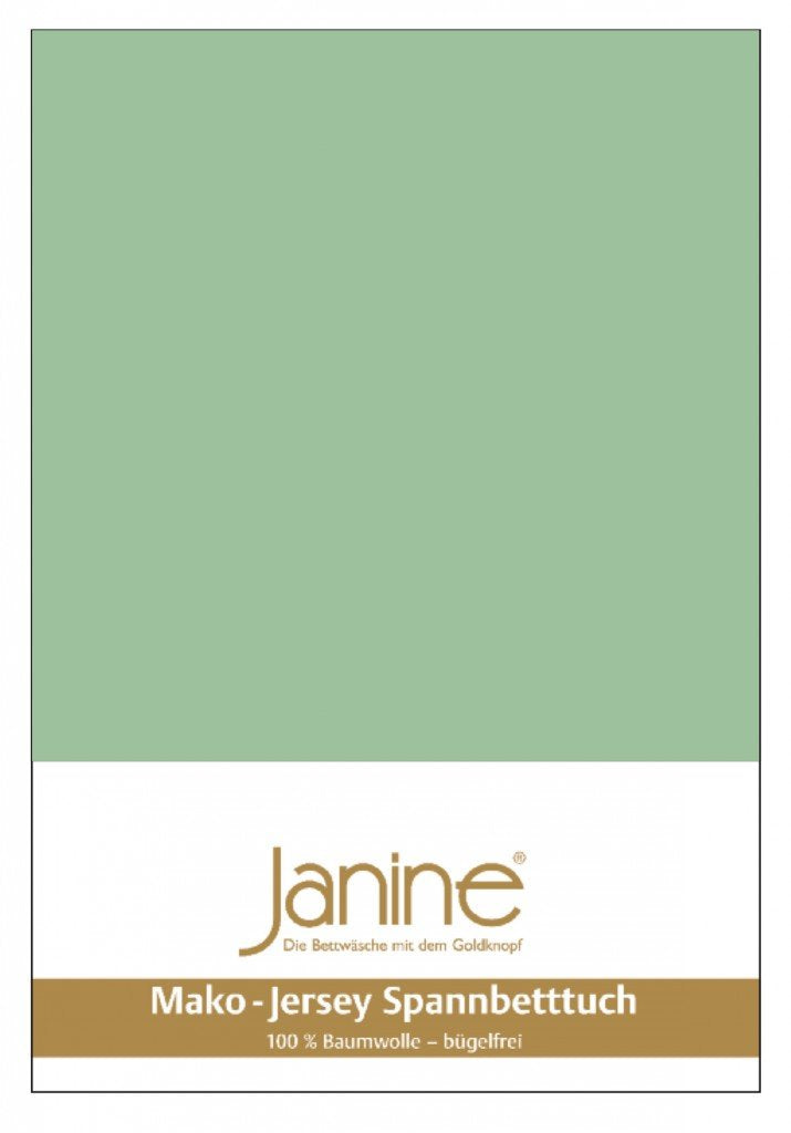 Janine Spannbetttuch 5007 Mako Jersey 140/200 bis 160/200 cm lind Fb. 26 140/200 cm - 160/200 cm Lin