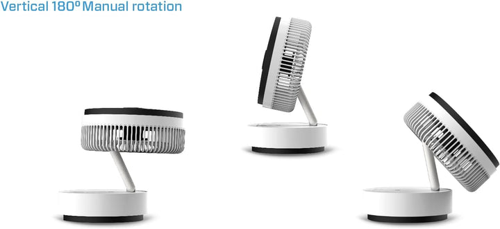 Clean Air Optima CA-404 - Design Zirkulator Ventilator mit Ionisator - Ultraleise automatische Schla
