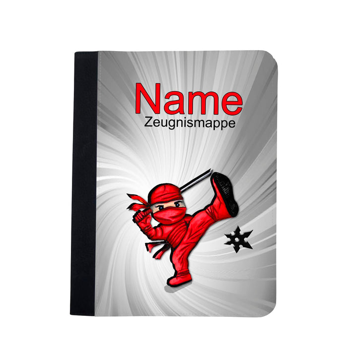 Zeugnismappe mit Name | Zeugnismappe personalisiert | mit Klarsichthüllen A4 + | Urkundenmappe | per