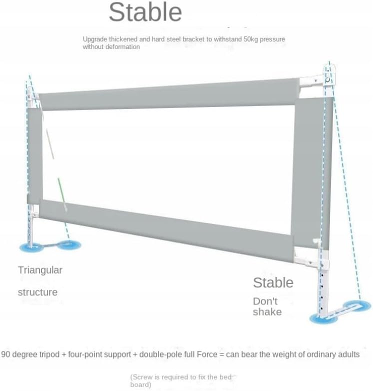 Lapchu Bettgitter Rausfallschutz Rausfallschutz für Kinderbett - Baby Bettgitter - Bett Rausfallschu