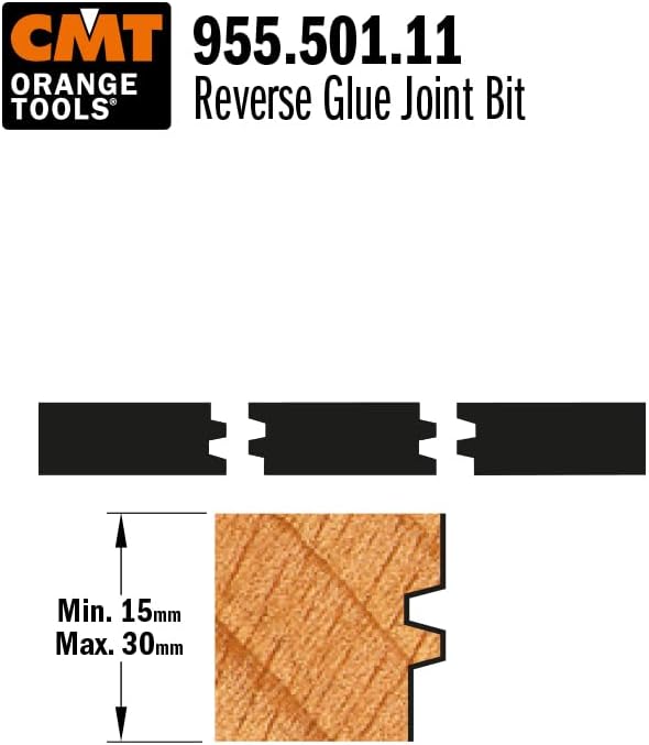 CMT Orange Tools 955.501.11 – Fräser HM S Dichtungen 12 D 44.4 x 32