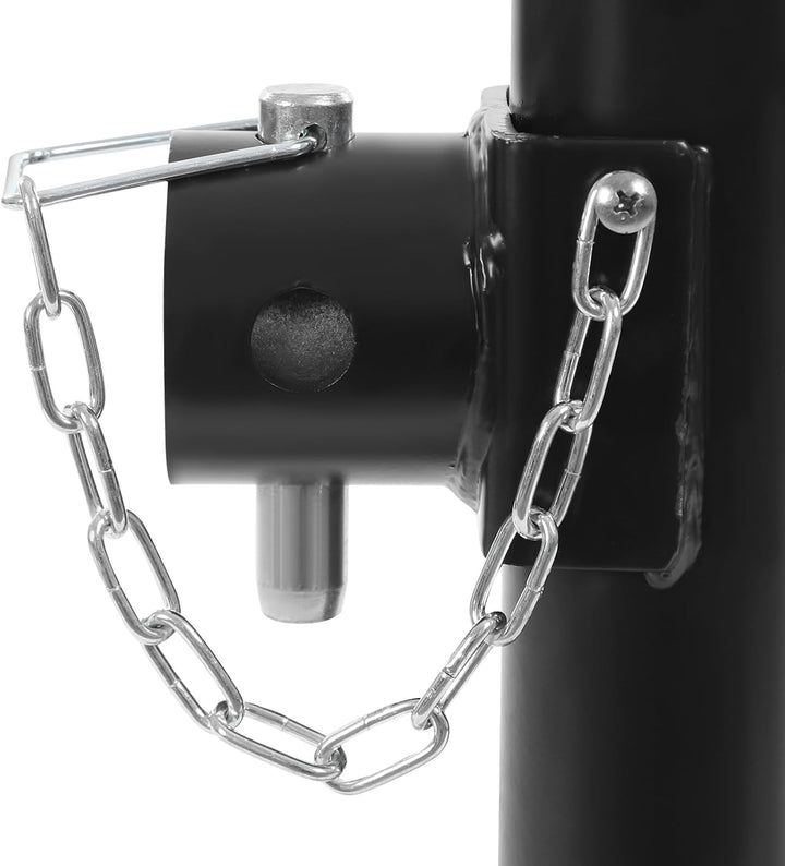 Anhängerstützen Höhenverstellbar, 380 mm Anhänger Stützen bis 5000lbs, Stützlast Ausdrehstütze Kurbe