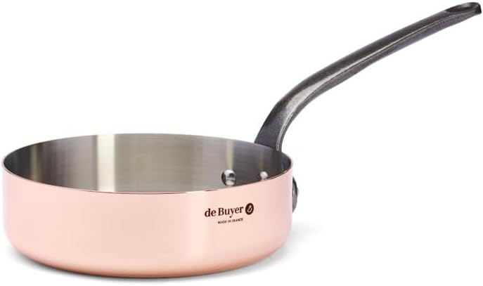 DE BUYER Sauteuse, Edelstahl, Silber, 20 cm 27.9 x 20.1 x 10.9 cm, 27.9 x 20.1 x 10.9 cm