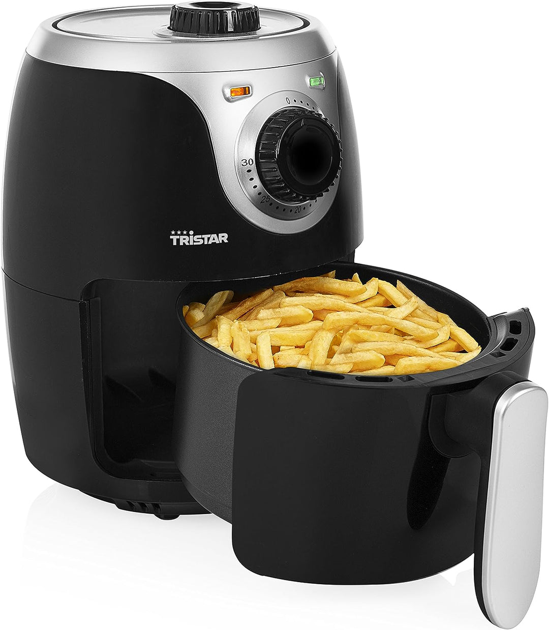 Tristar Mini-Heissluftfritteuse/Airfryer mit 2 Liter, mit Thermostat und Timer, Antihaftbeschichtung