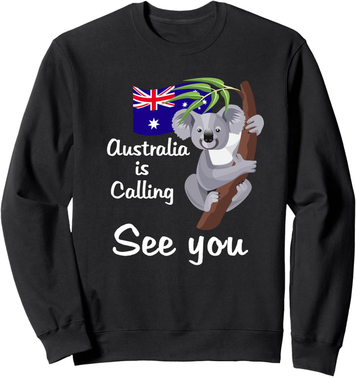 Australien is calling Abschiedsgeschenk Koala Geschenk Sweatshirt