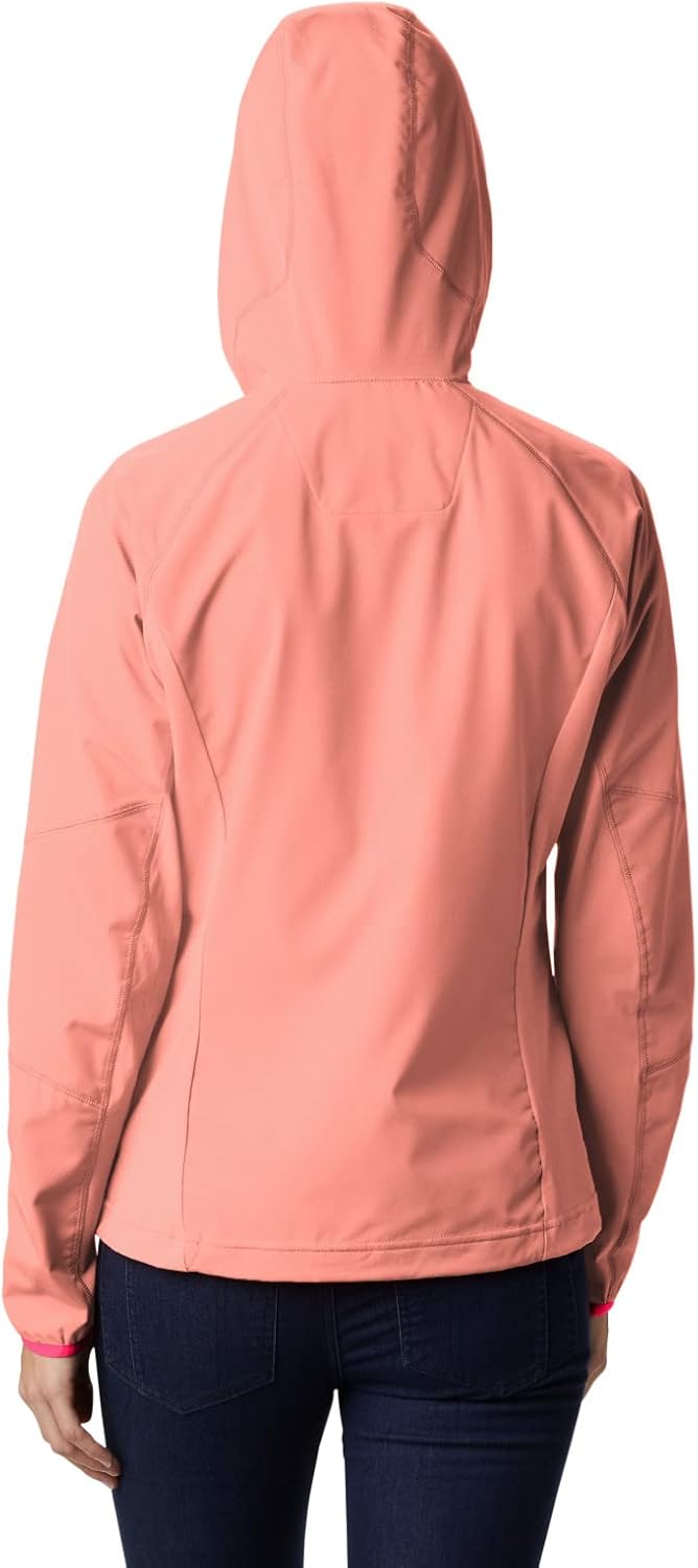 Columbia Damen Softshelljacke Sweet As Hoodie S Coral Reef, S Coral Reef