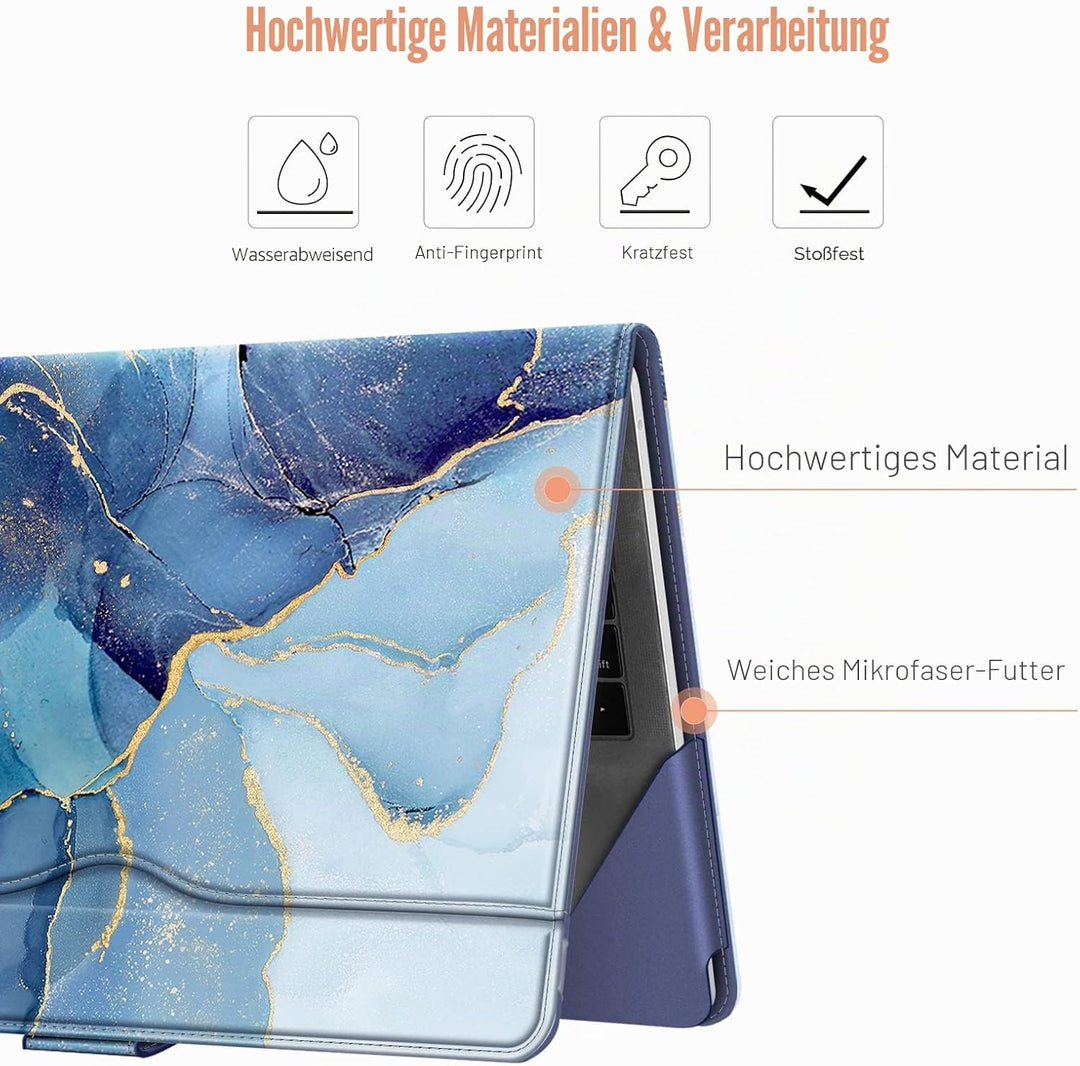 Fintie Hülle Kompatibel mit MacBook Air 13.6 (2026-2022 M5 M4 M3 M2), MacBook Air 13 (2020-2018 M1)