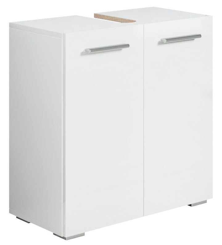 Badezimmer Badmöbel Jupiter - Weiss - Unterschrank Badmöbelset Badschrank Schrank Waschbeckenuntersc
