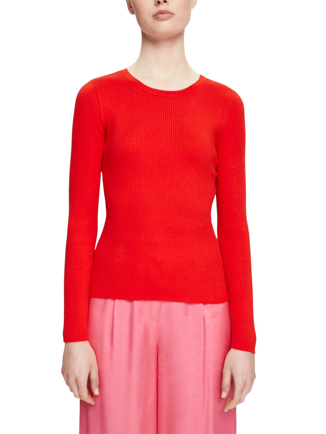 ESPRIT Damen Pullover XL 630/Red, XL 630/Red