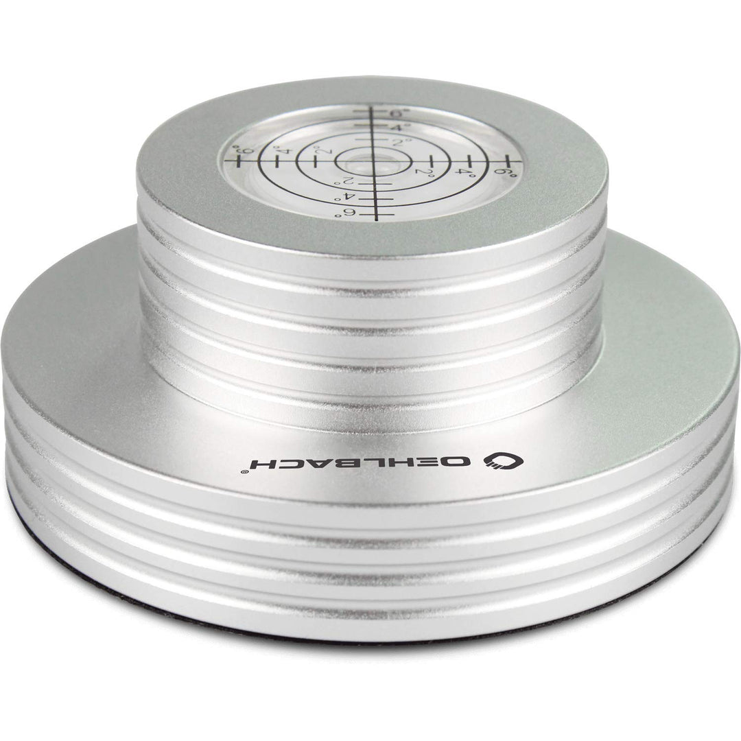 Oehlbach Balance Checker Plattengewicht mit Libelle - Silber, Silber