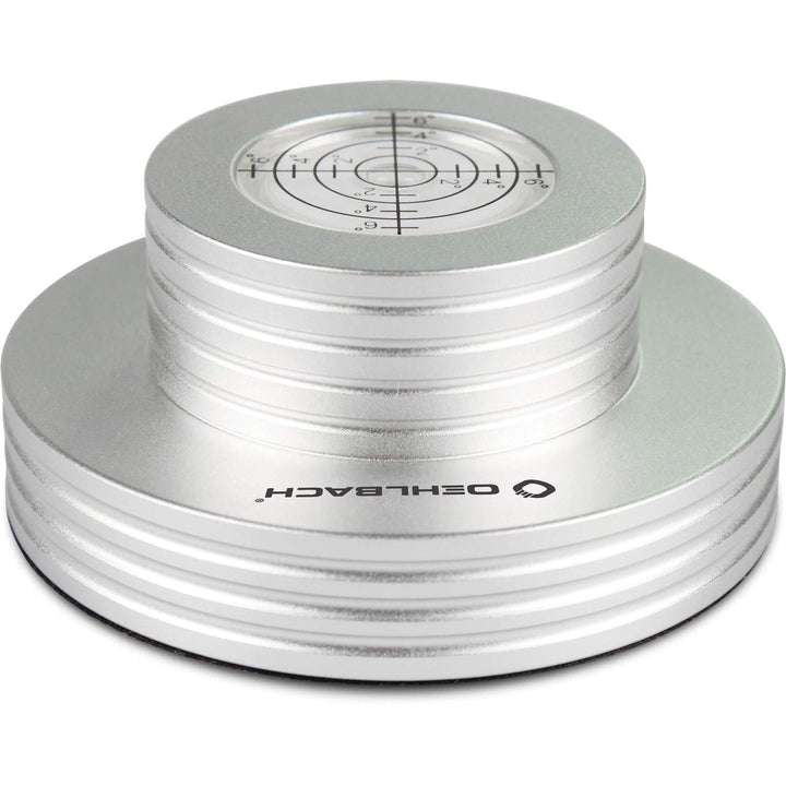 Oehlbach Balance Checker Plattengewicht mit Libelle - Silber, Silber