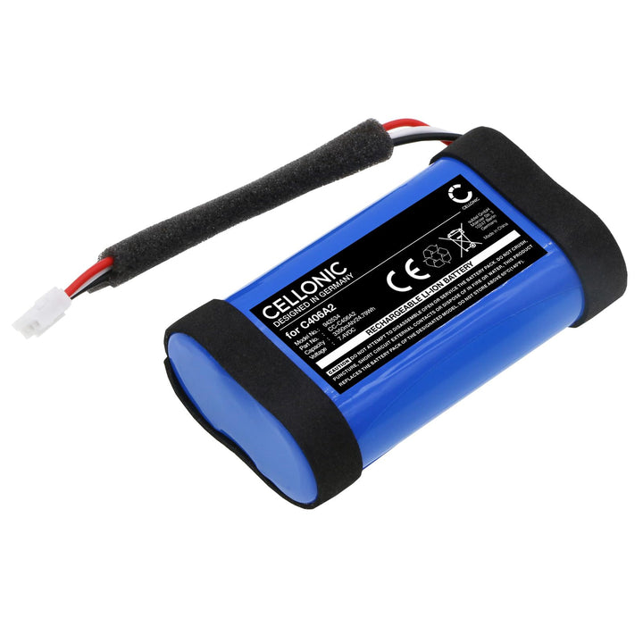 CELLONIC, Lautsprecherakku kompatibel mit Marshall Emberton II, Emberton (3350mAh, 7.4V) Ersatzakku