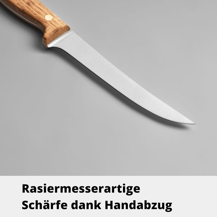 HEISO Ausbeinmesser 15cm – Gustav – handgefertigt in Solingen aus rostfreiem Edelstahl, Griff aus he