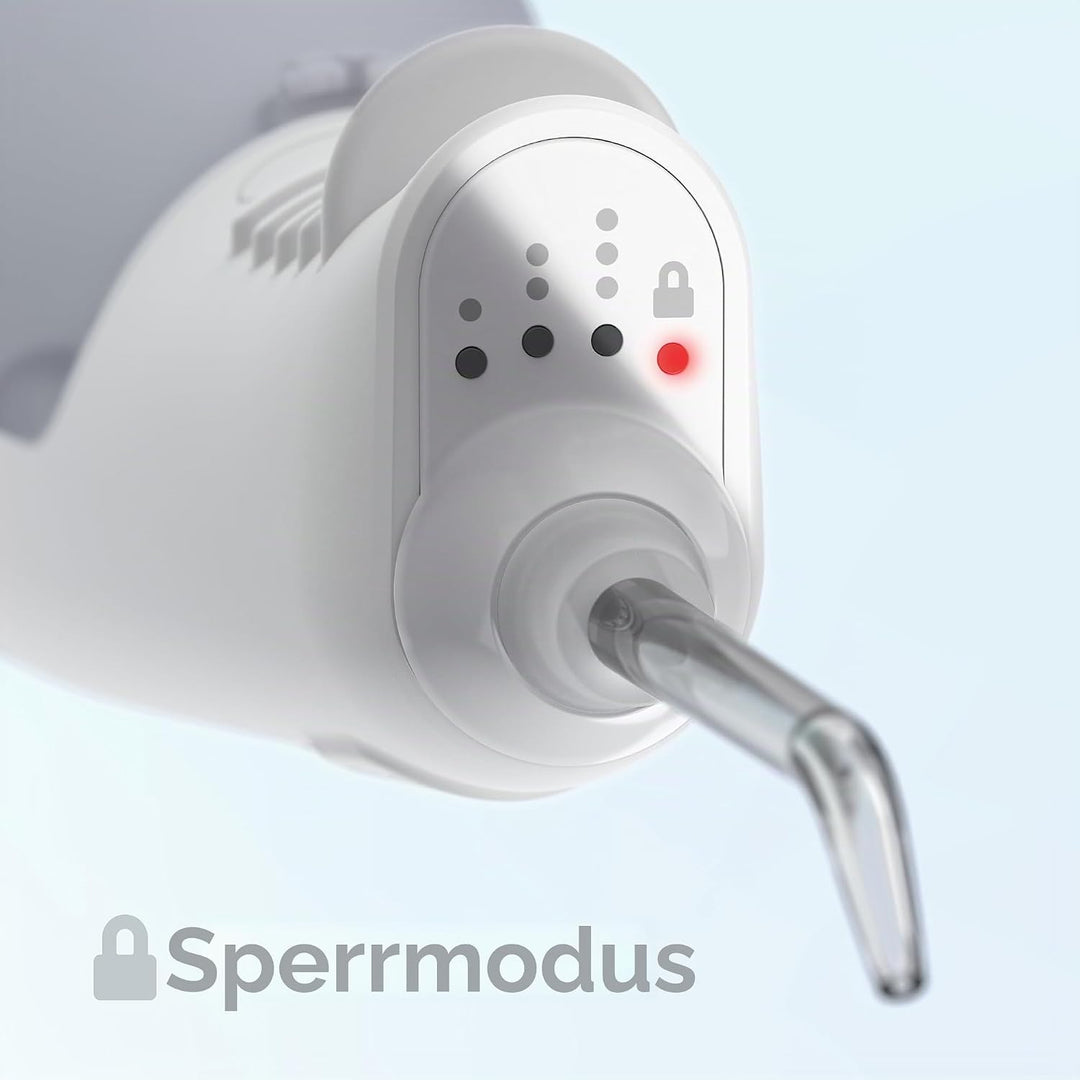 Ordo Munddusche, kabellos, 3 Druckeinstellungen, tragbare Reise-Flosser, wiederaufladbar, IPX7 wasse