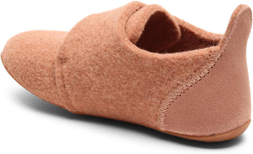 Bisgaard Unisex Kinder Casual Wool Slipper 23 EU Schmal Rose, 23 EU Schmal Rose