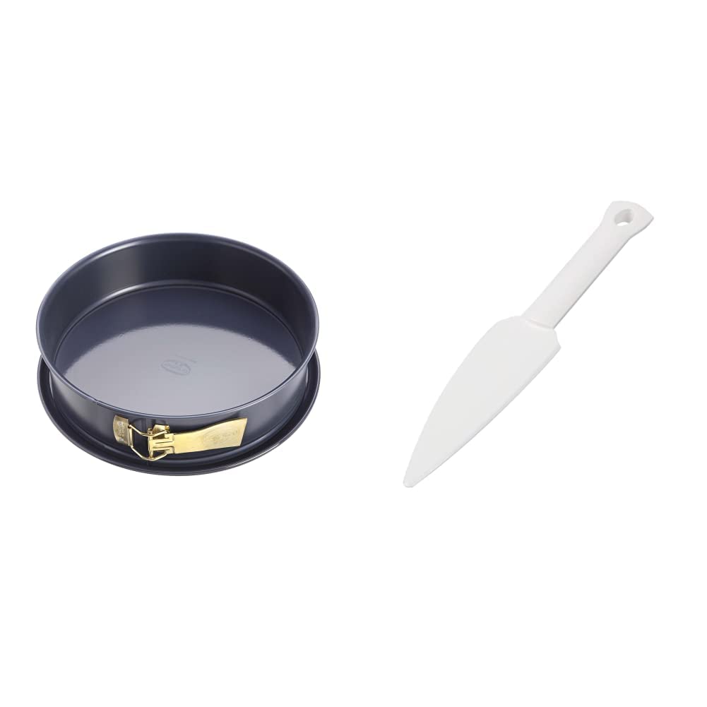 Dr. Oetker Springform Ø 24 cm Back-Liebe Emaille & Kuchenlöser, einfaches und schnelles Lösen, für a