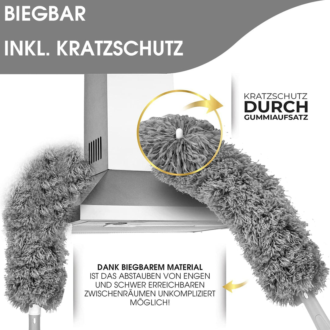 Fensterwischer mit Teleskopstiel - 2 in 1 Teleskopstange fensterreinigung, Reinigungsgerät von 29 bi