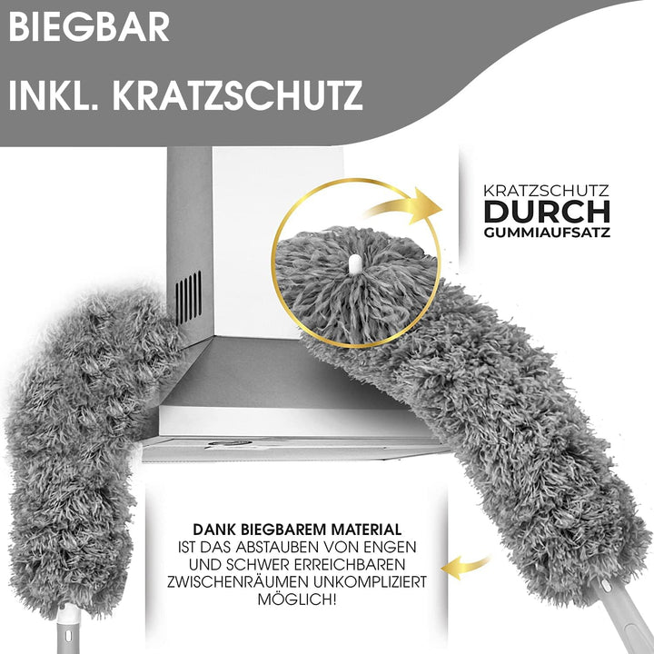 Fensterwischer mit Teleskopstiel - 2 in 1 Teleskopstange fensterreinigung, Reinigungsgerät von 29 bi