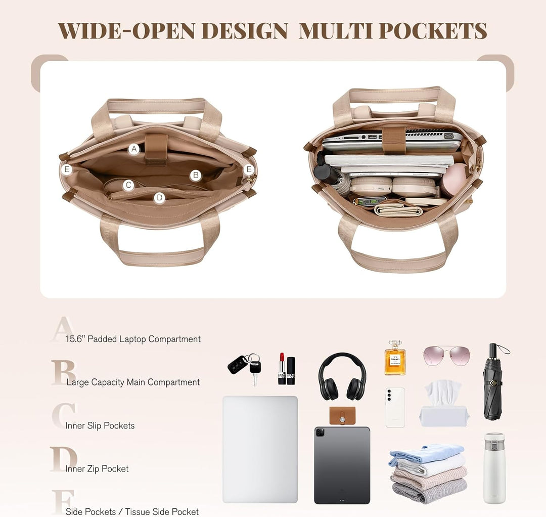 GOLF SUPAGS Convertible Laptop-Rucksack für Frauen Casual Daypack Notebook Tote Bag für Arbeit Hochs