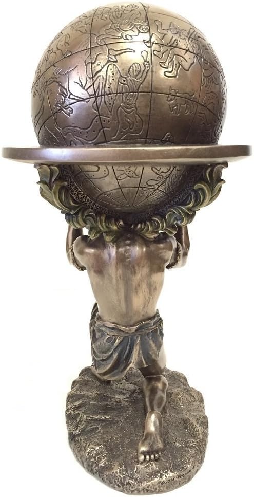 Veronese Design Statue griechischer Titan Atlas trägt die Welt