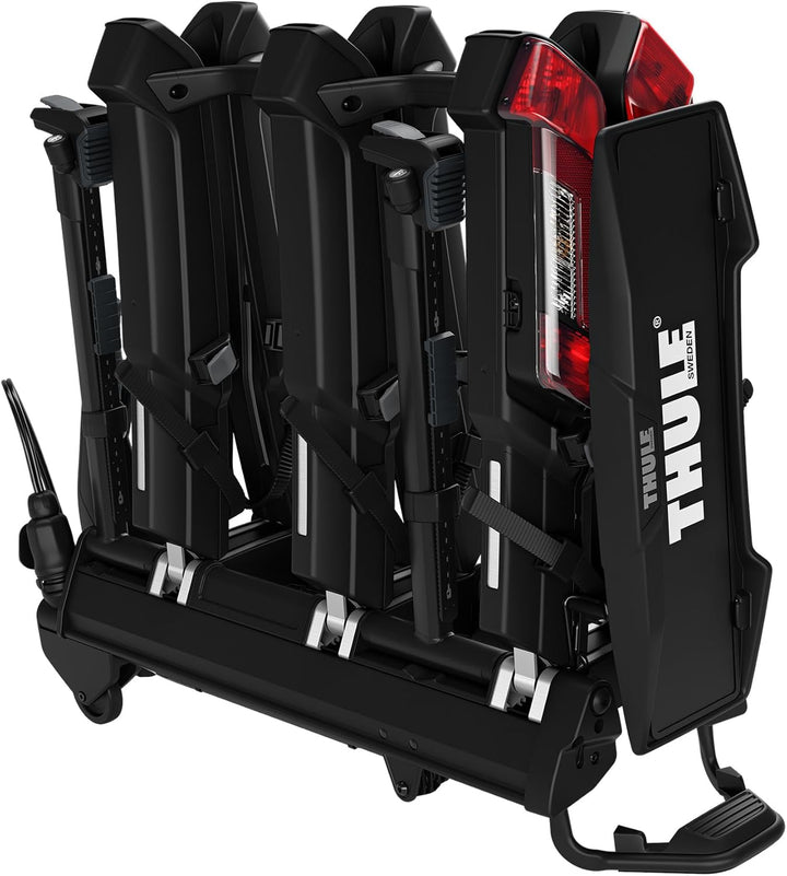 Thule Epos Fahrradträger für Anhängerkupplung 3 Fahrräder, Black, 3 bikes