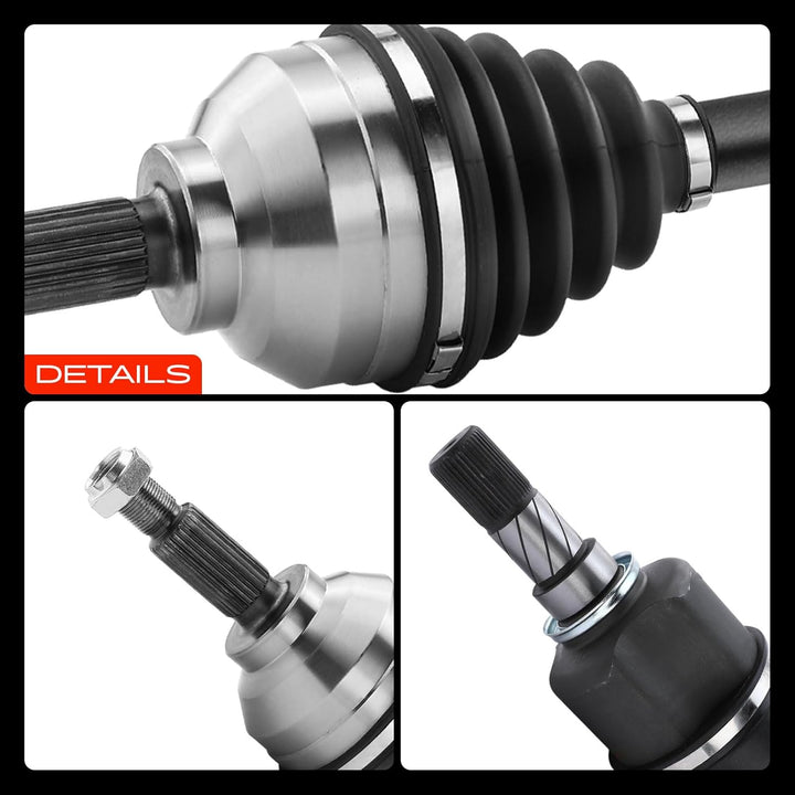 Frankberg Antriebswelle mit ABS-Ring Vorne Links Kompatibel mit Vivaro J7 F7 2.5L 2003-2014 Trafic I