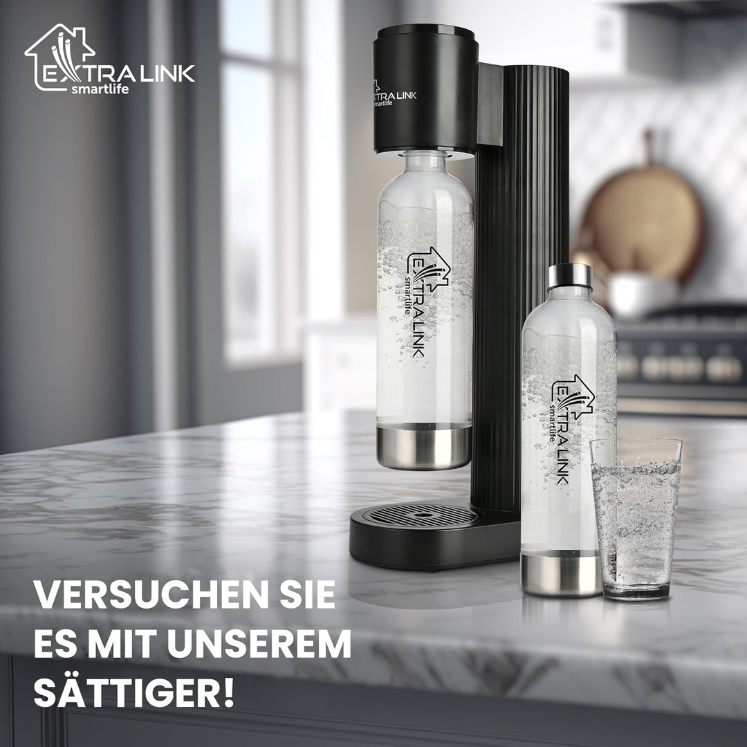 Extralink Smart Life Wassersprudler, Kompakte Grösse, Leicht bis Stark Kohlensäurehaltig - Sprudelwa