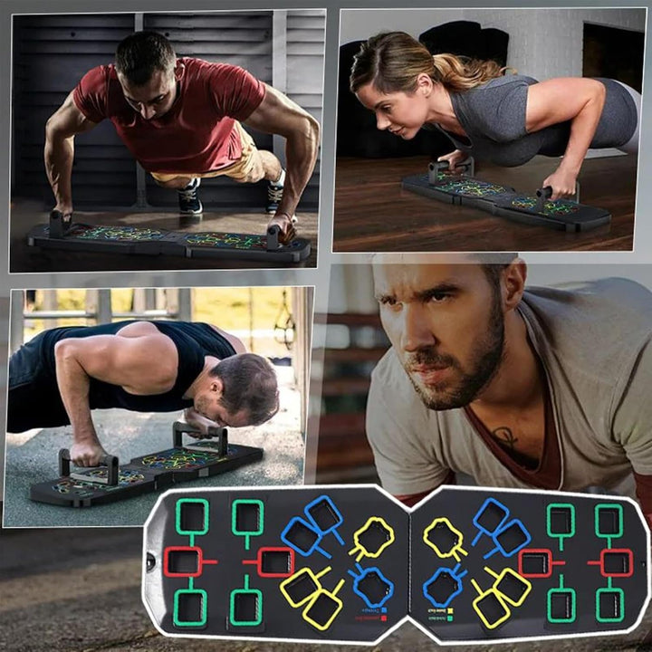 Push -up Challenge Board, Pushup Board Fitness | Professionelle faltbare Nicht-Schlupf-Übungsausrüst