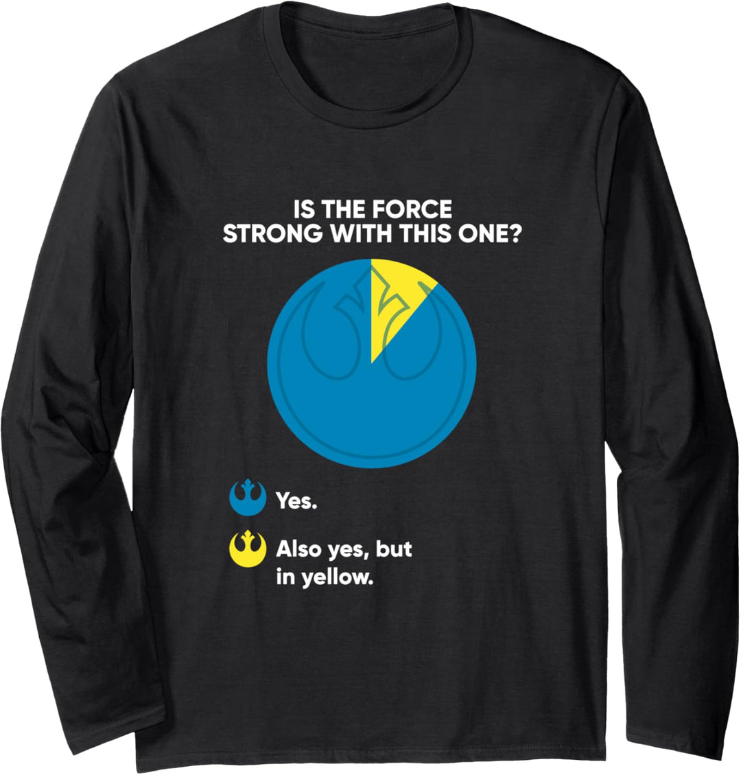 Star Wars Rebel Force Pie Chart Funny Langarmshirt
