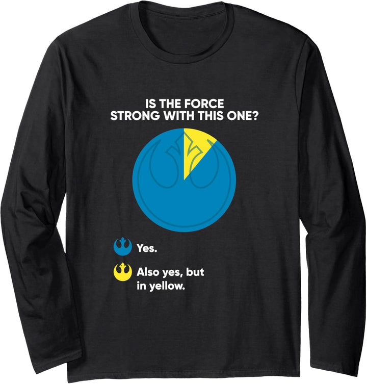 Star Wars Rebel Force Pie Chart Funny Langarmshirt