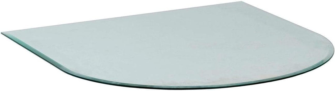 Glasplatte für Kaminofen 100 x 80 cm - Glasscheibe mit 6mm ESG Sicherheitsglas - perfekt geeignet al