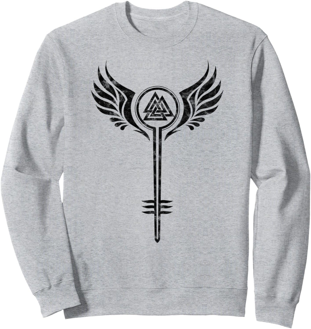 Walküre Schildmaid Symbol Valknut Wikinger Odin Viking Sweatshirt