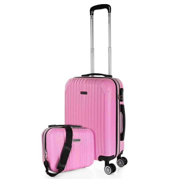 ITACA - Trolley Handgepäck Cabin Trolley Koffer Reisekoffer Hartschalenkoffer mit Zahlenschloss - Ka