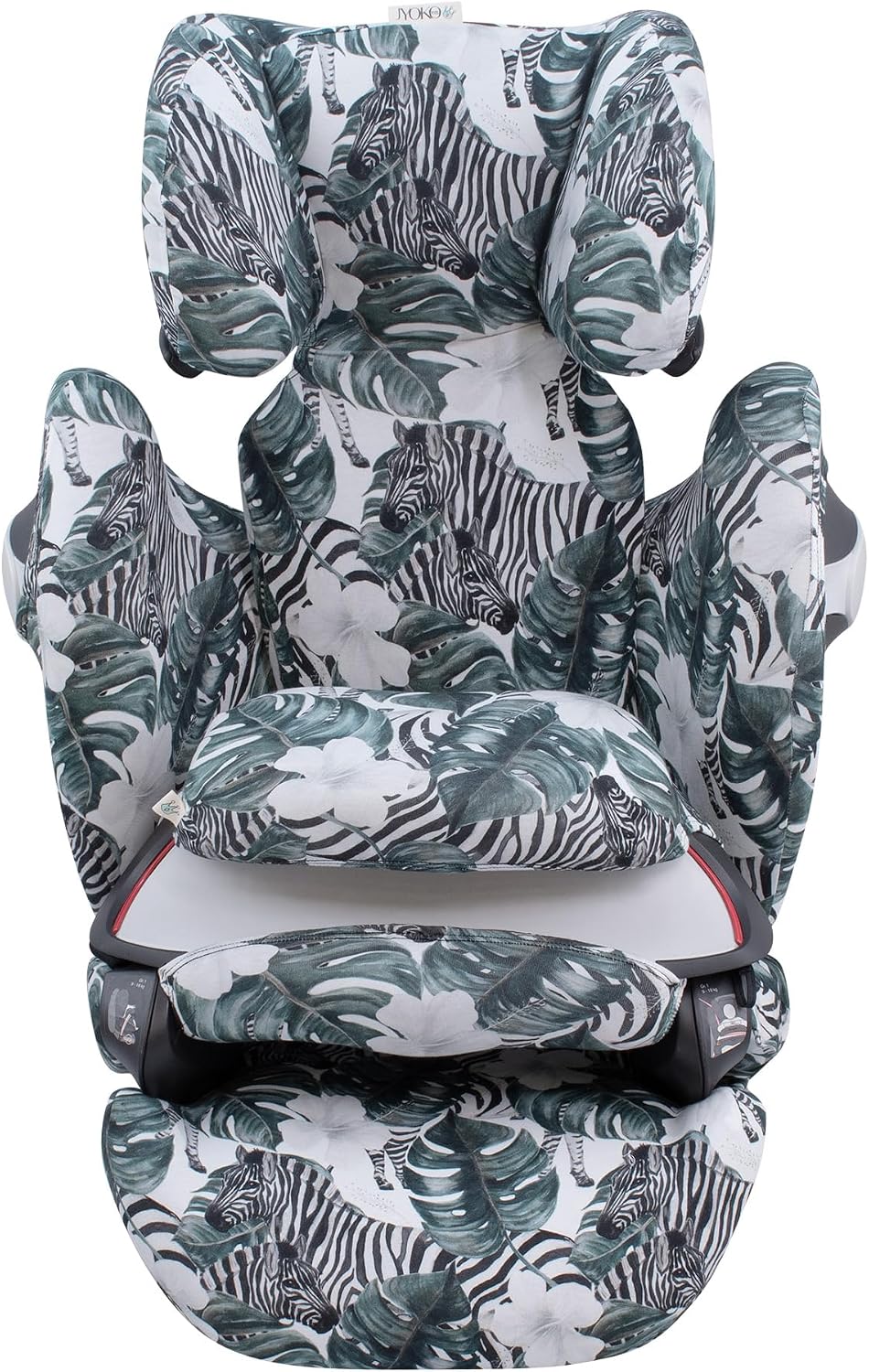 JYOKO Kids Bezug für Autositz kompatibel mit Cybex Pallas M (Zebra), Zebra