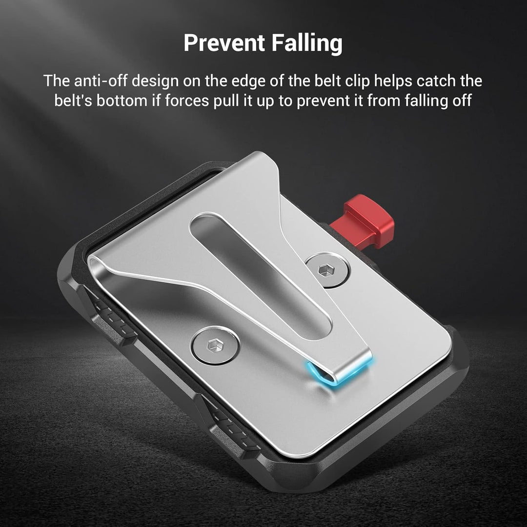 SMALLRIG Mini V Mount Batterieplatte mit Gürtelclip - 2990