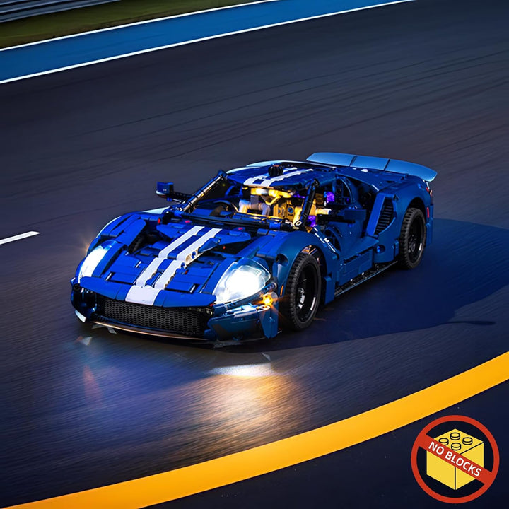 Led Licht Set für Lego Ford GT 2022 Modellbausatz (Kein Lego-Modell), Dekorationsbeleuchtungsset für