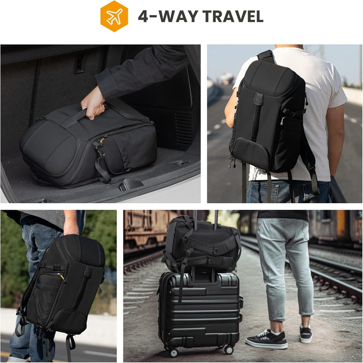 TARION Kamerarucksack Wandern Fotorucksack Gross Kamerarucksäcke Wasserfester Kamera Rucksack mit La