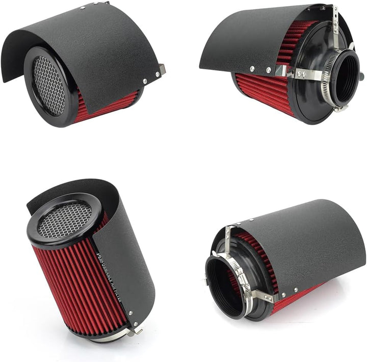 Universal Auto Air Filter Cover Heat Shield, Auto Luftfilterabdeckung Edelstahl Hitzeschild,für 2.5-